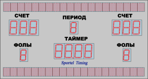 Табло SCU 2.6x1.4-250/200-2xL13